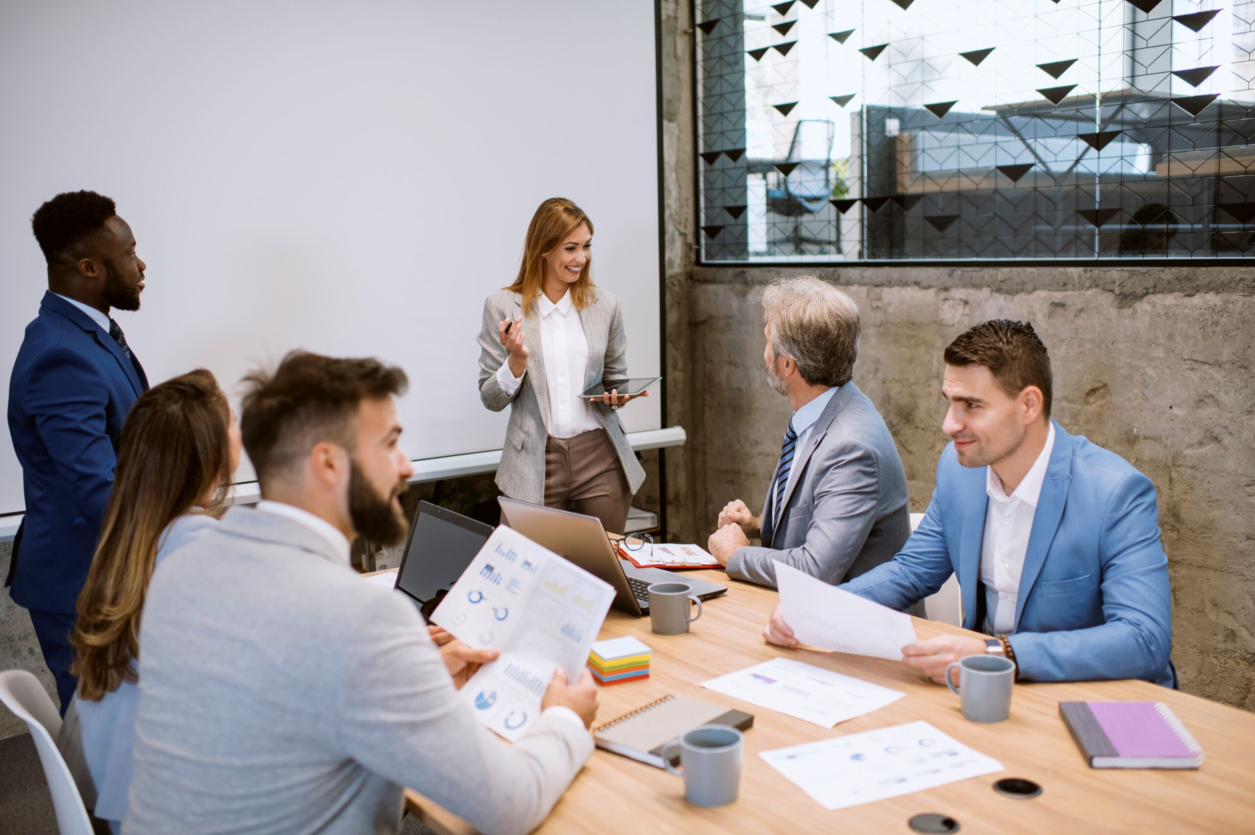 Group of businesspeople in a meeting